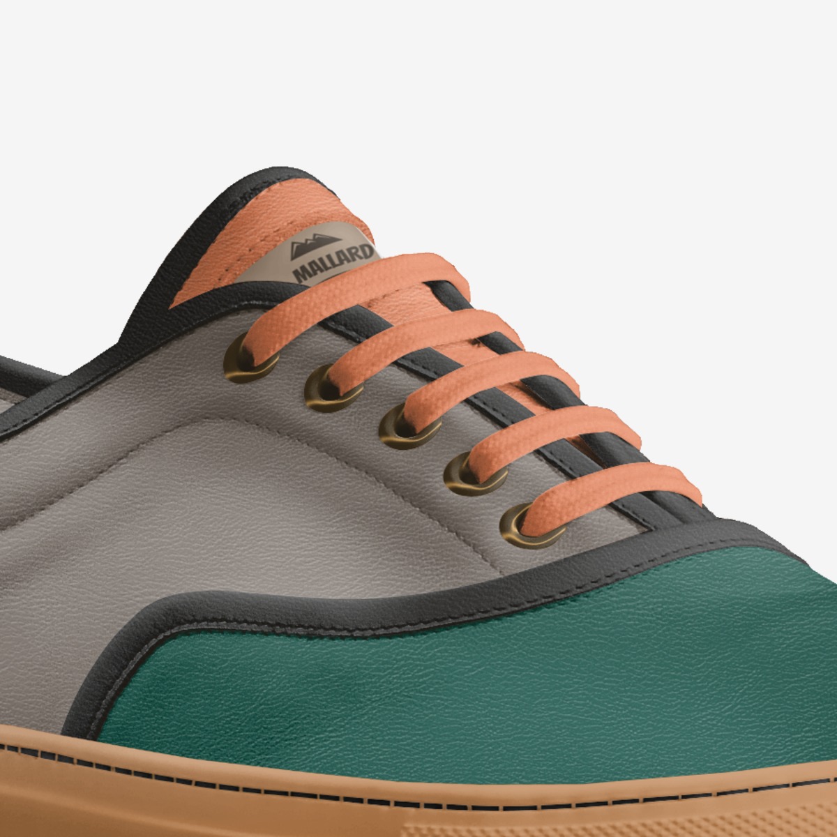 Mallard custom made in Italy shoes by Matthew Mitchell | Detail view
