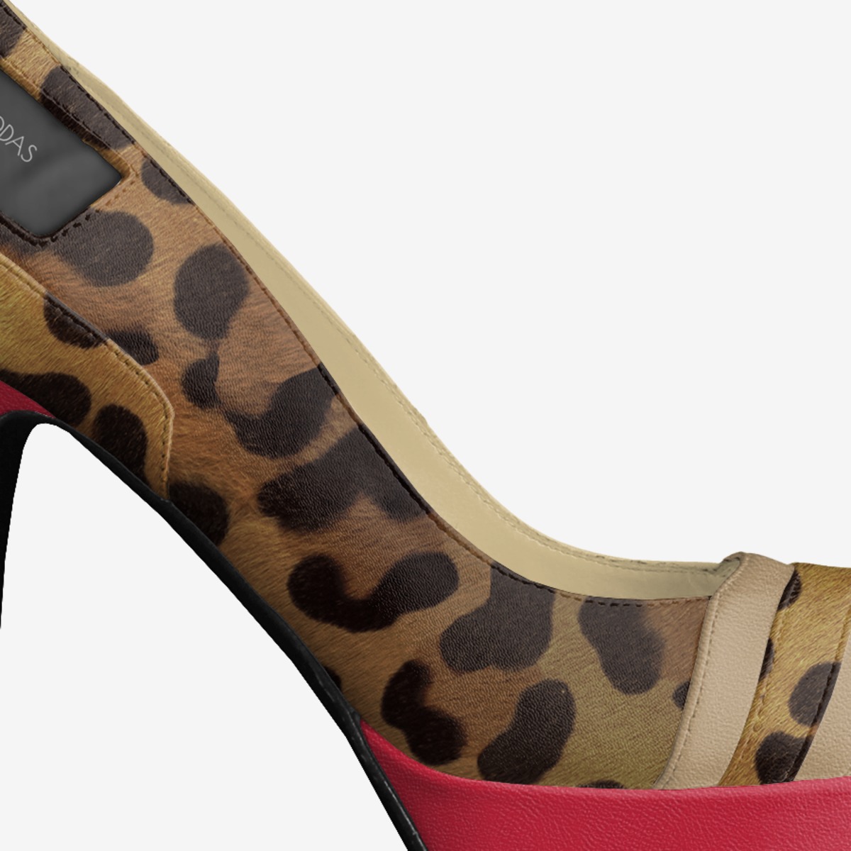 Roddas custom made in Italy shoes by George Baker | Detail view
