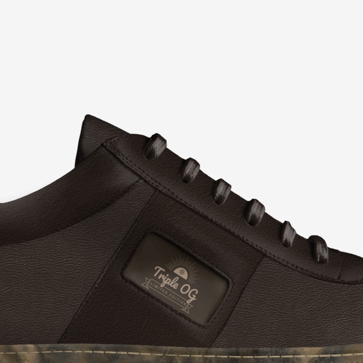 Triple OG custom made in Italy shoes by William Portwine | Detail view