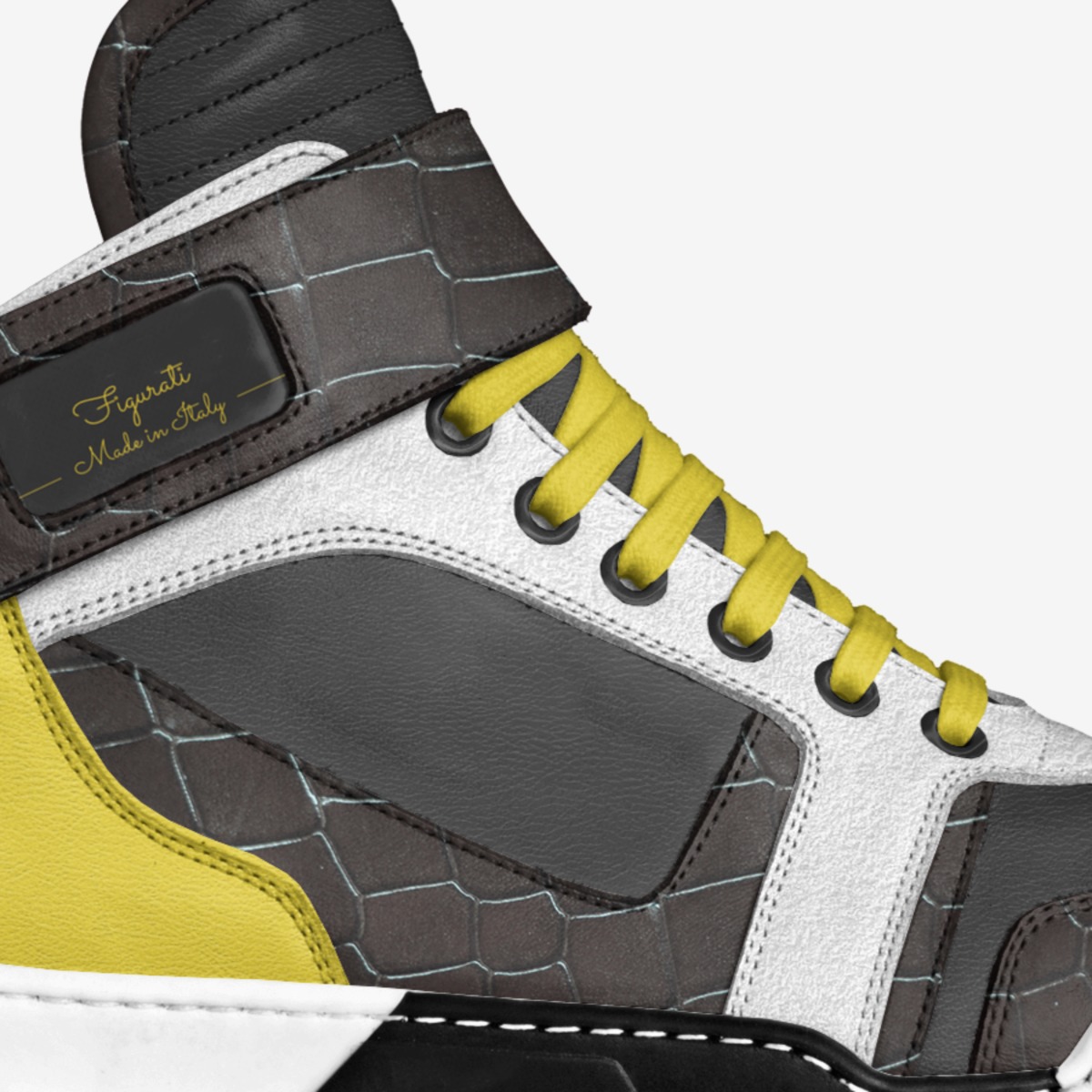 Kew One custom made in Italy shoes by Kimberly Watts | Detail view