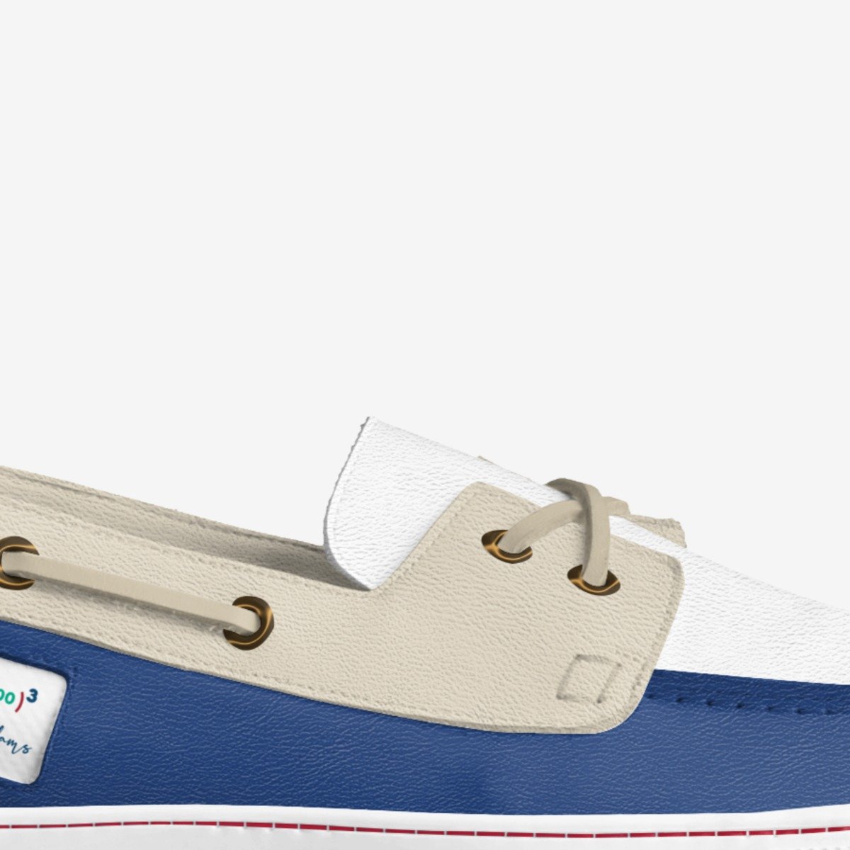 e to the 3rd custom made in Italy shoes by Malcolm Adams | Detail view