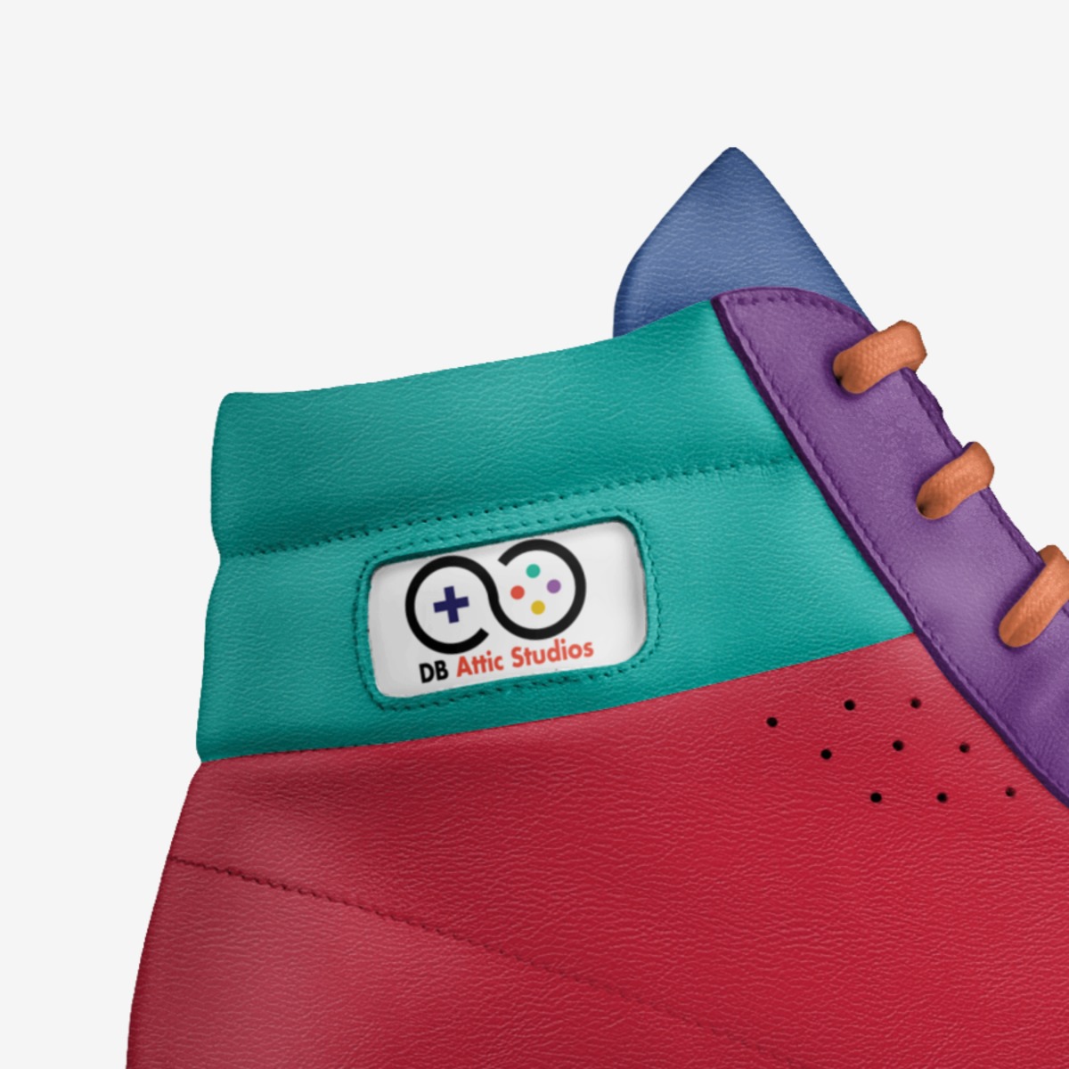 Penny custom made in Italy shoes by Darlene Barker | Detail view