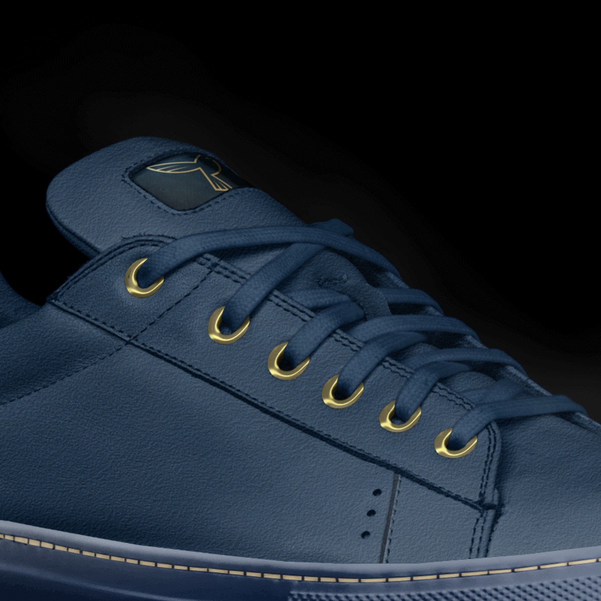 Blue Sole A Custom Shoe concept by Marcus Brooks