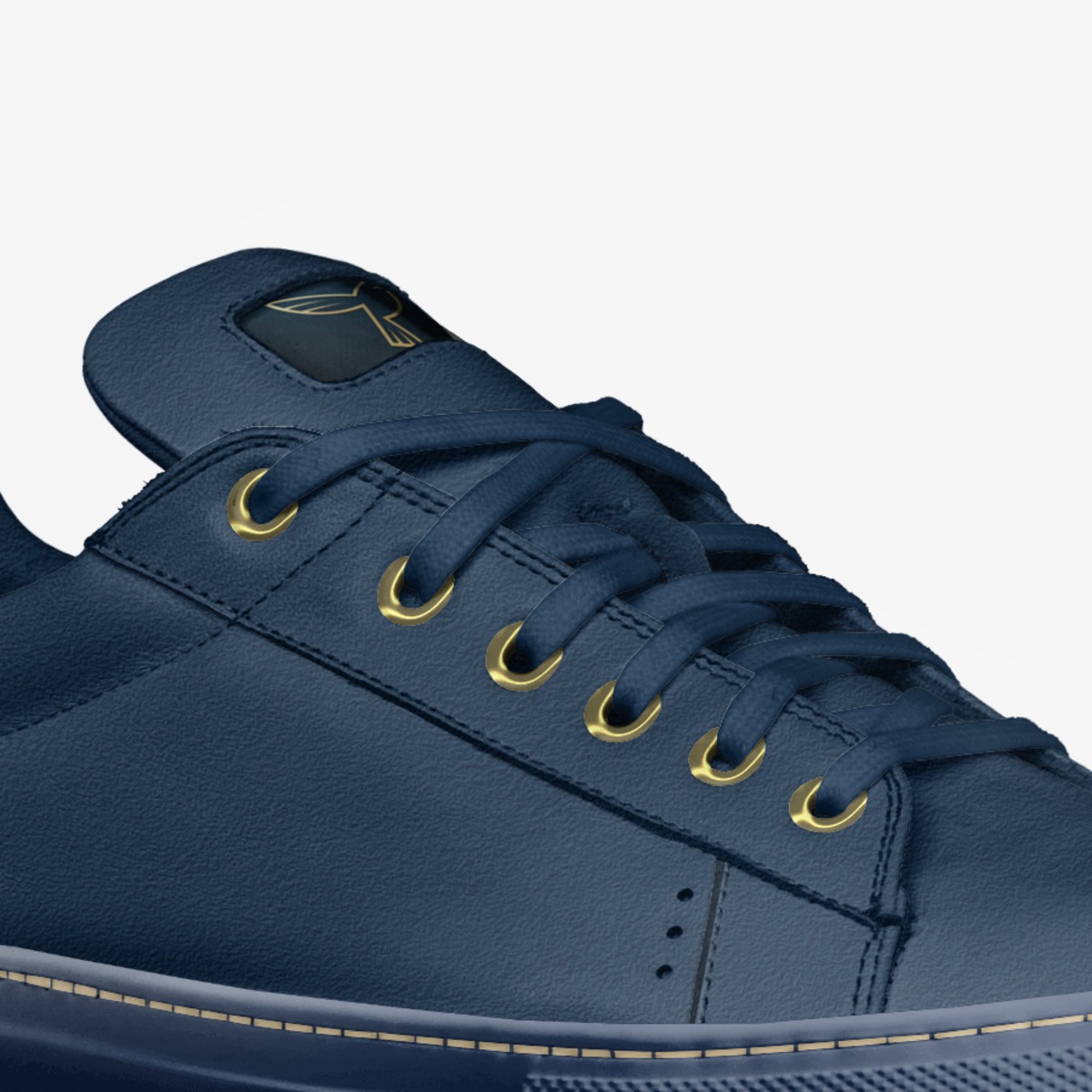 Blue Sole custom made in Italy shoes by Marcus Brooks | Detail view