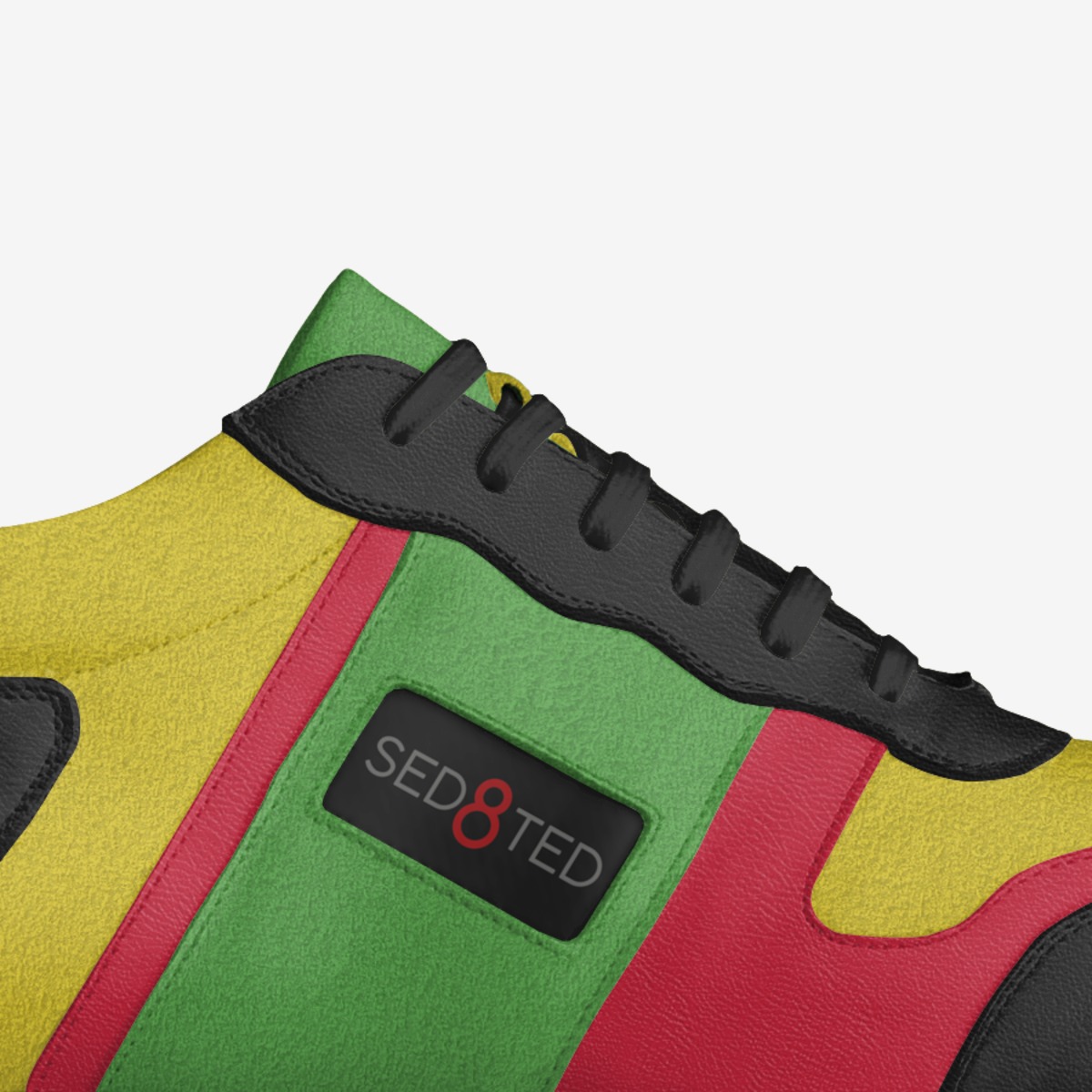 Cool Runnings custom made in Italy shoes by Yaritza Lozano | Detail view