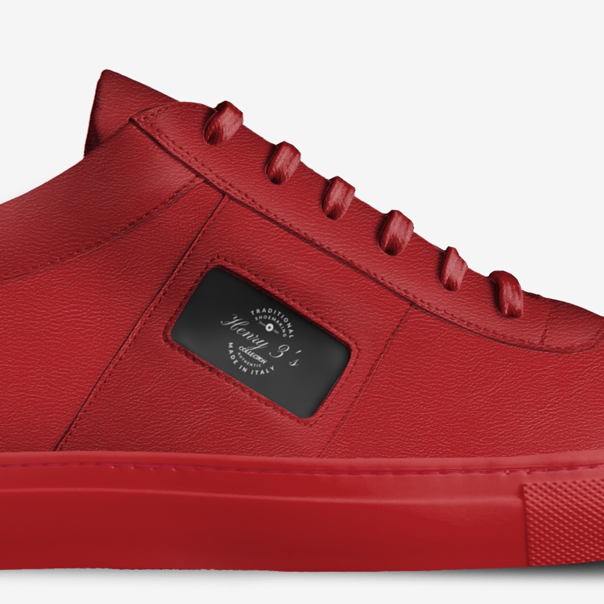 Henry 3's custom made in Italy shoes by Henry Arkwright | Detail view