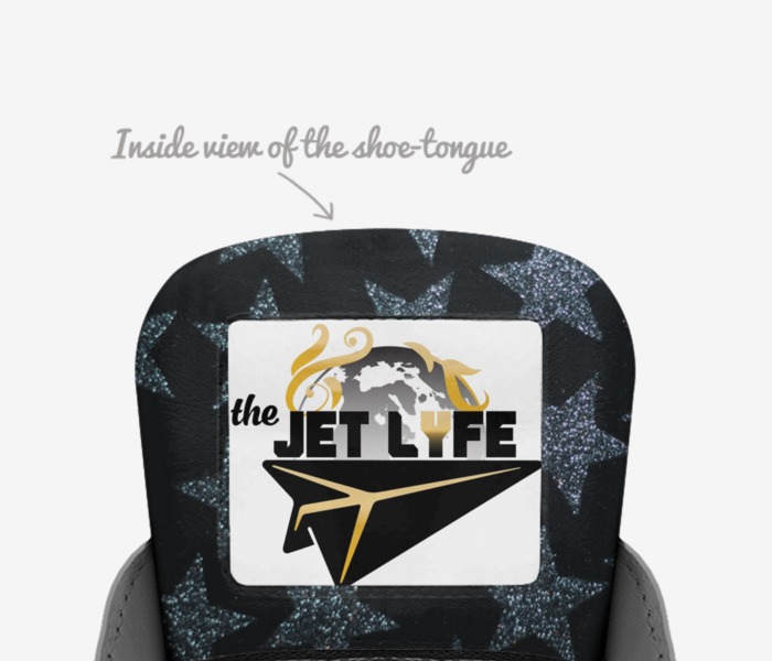 The JL Star 2 custom made in Italy shoes by Antonio Holloman | Tongue view