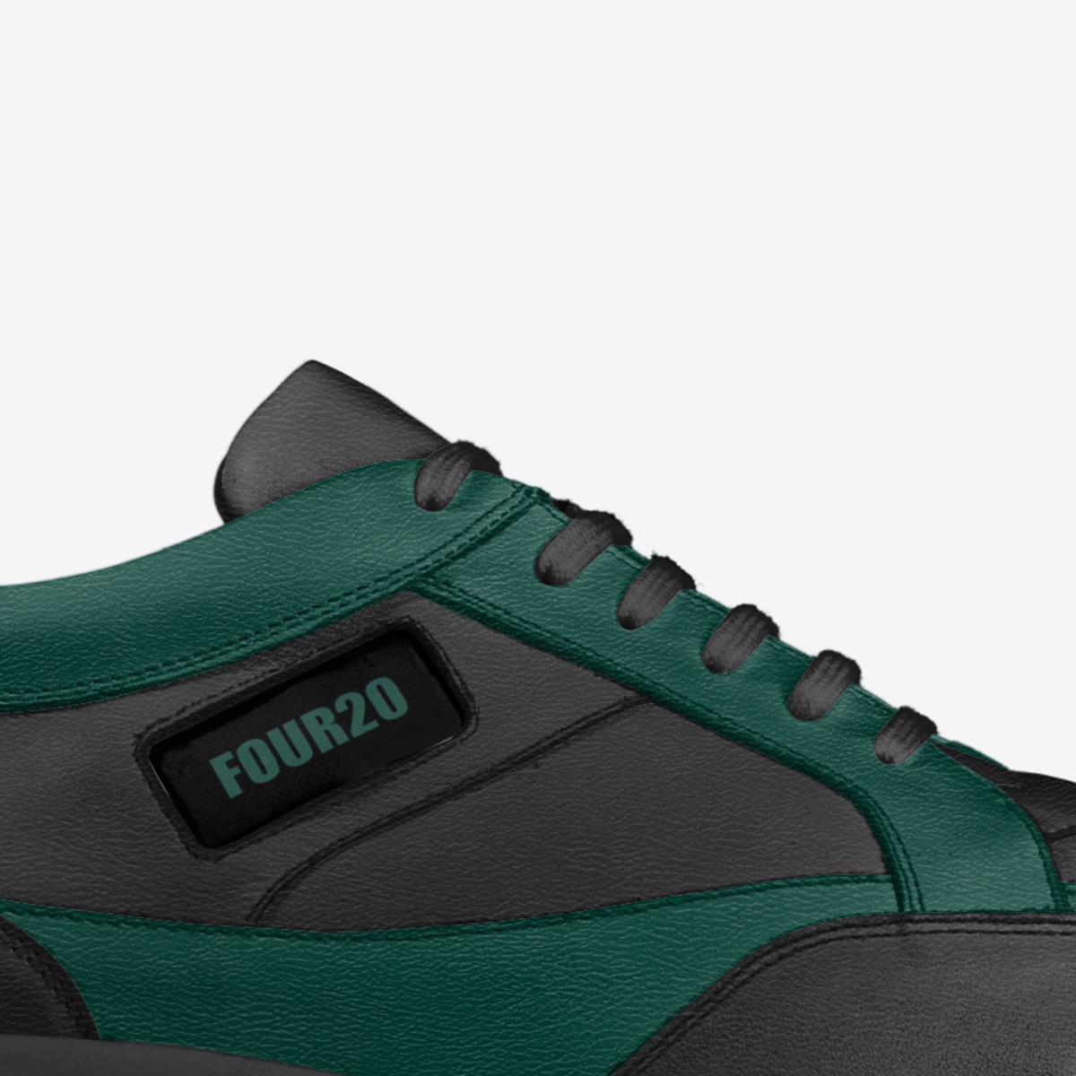 FOUR20-SmokeNRun custom made in Italy shoes by Jeffrey "king" Robinson Sr | Detail view