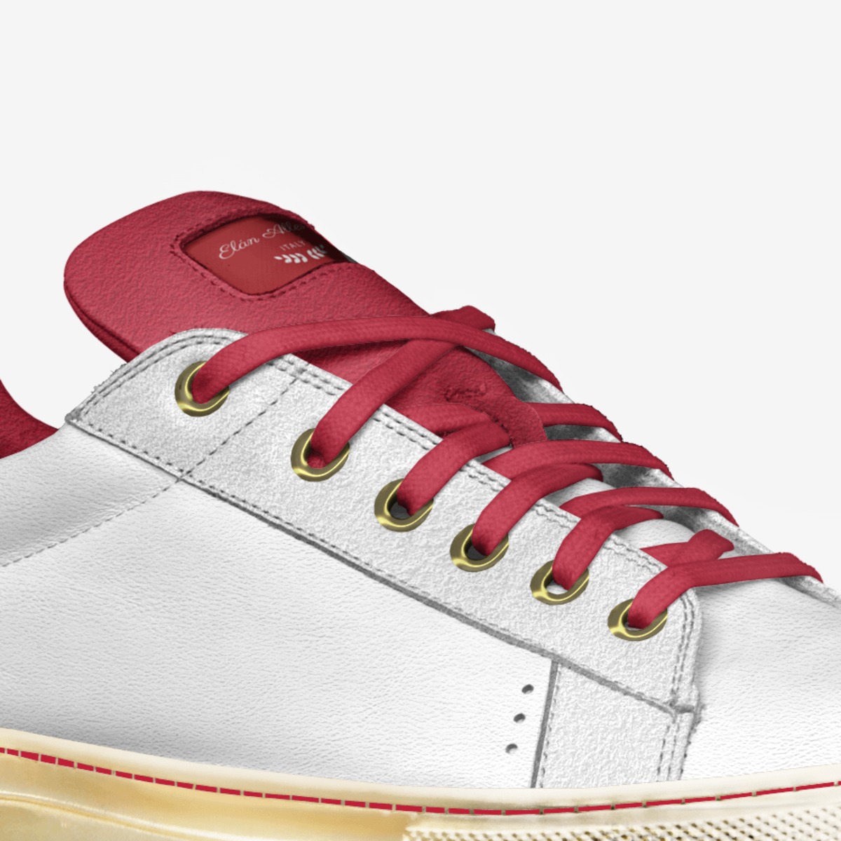 Custom custom made in Italy shoes by Elan Allende | Detail view