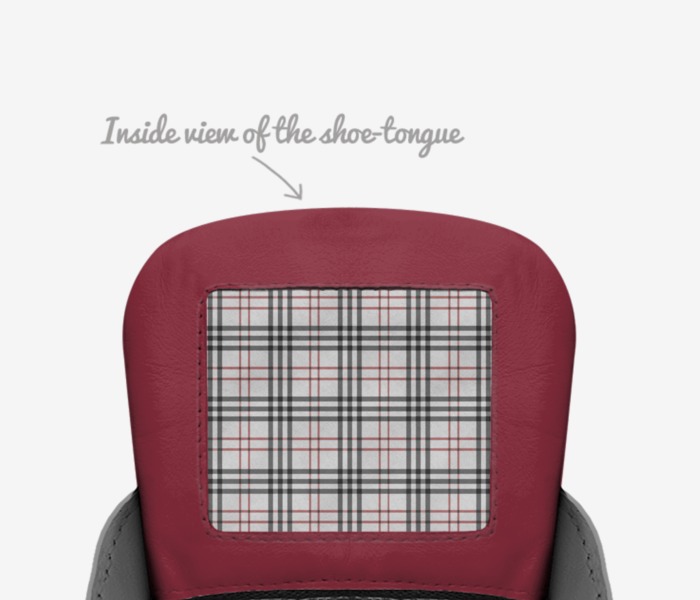 SIGA custom made in Italy shoes by Nondumiso Mabaso | Tongue view