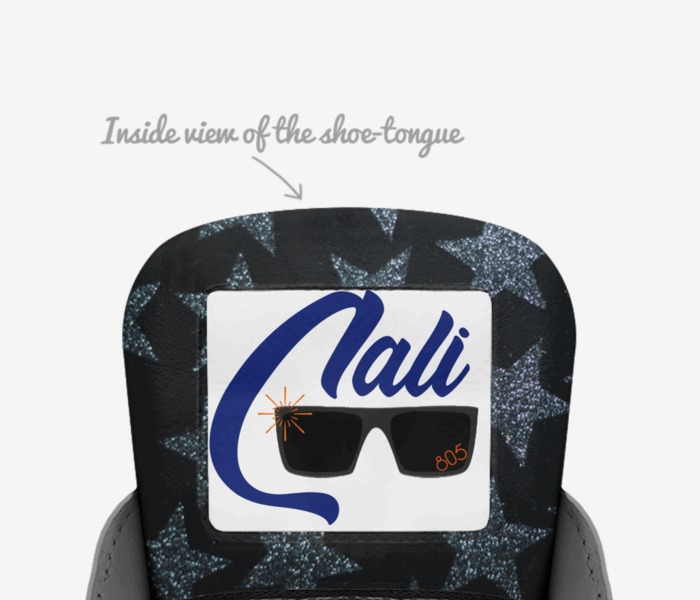Cali Classic 5 custom made in Italy shoes by Kevin Martin Jr. | Tongue view