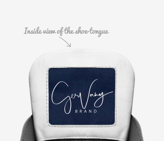 Gervany One custom made in Italy shoes by vance "jayare Ski" Pawielski Jr | Tongue view