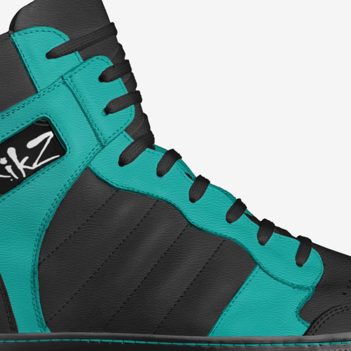 KikZ custom made in Italy shoes by Shana Hall | Detail view
