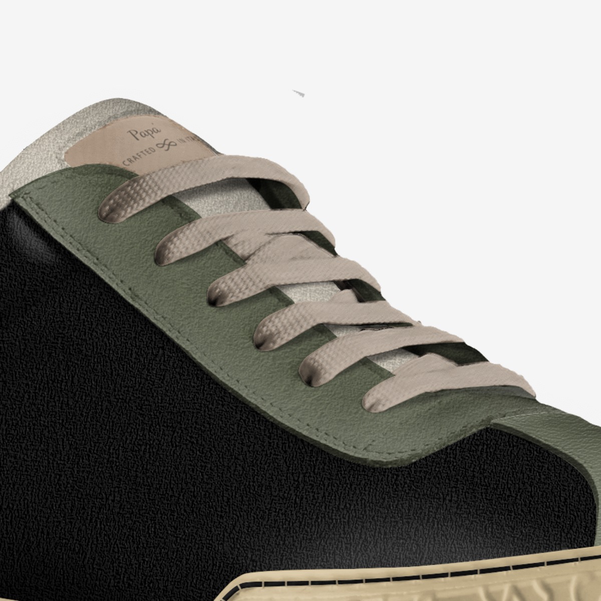 Papa's custom made in Italy shoes by Jarelle Lewis | Detail view