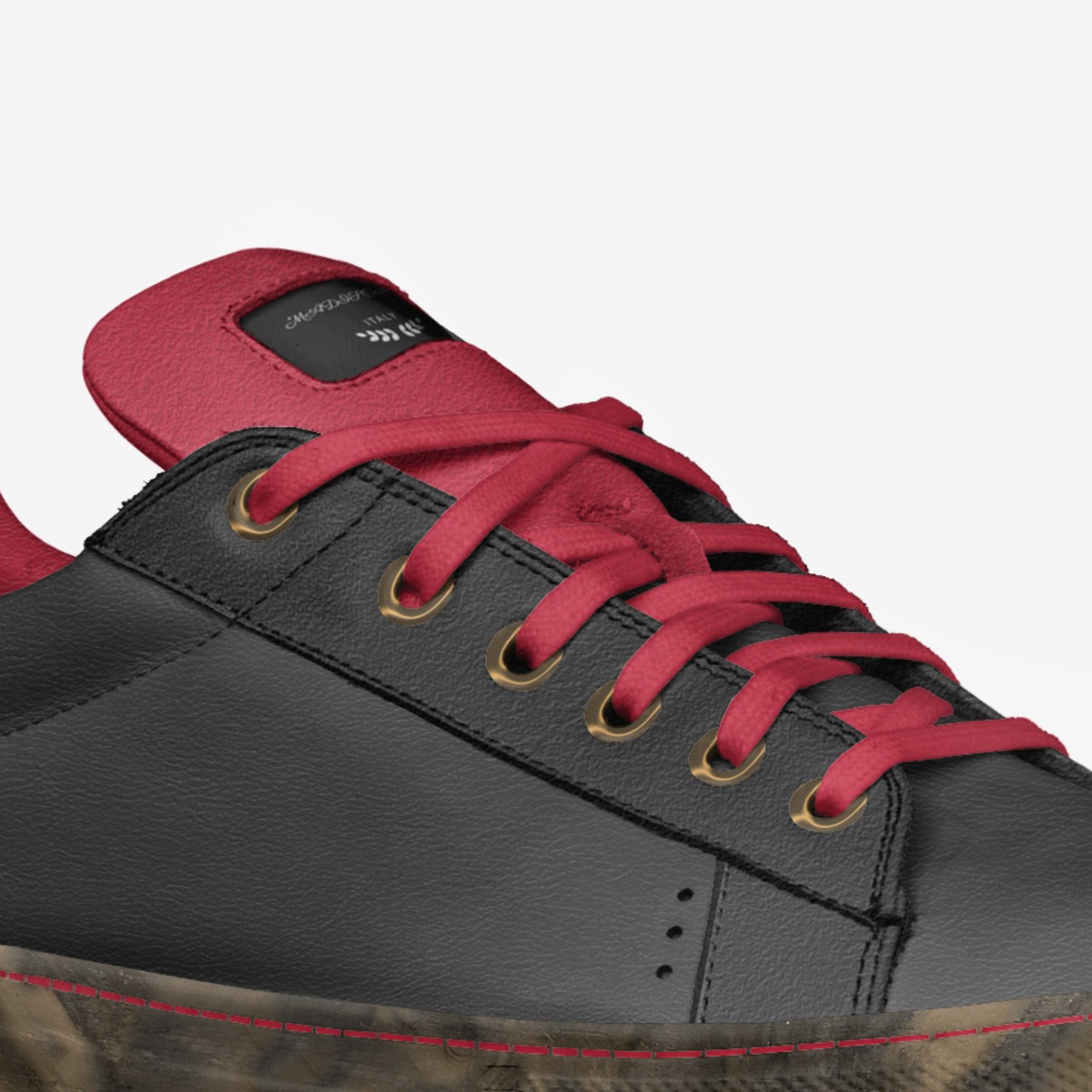 "MADISONS" custom made in Italy shoes by Rashied Goodwin | Detail view