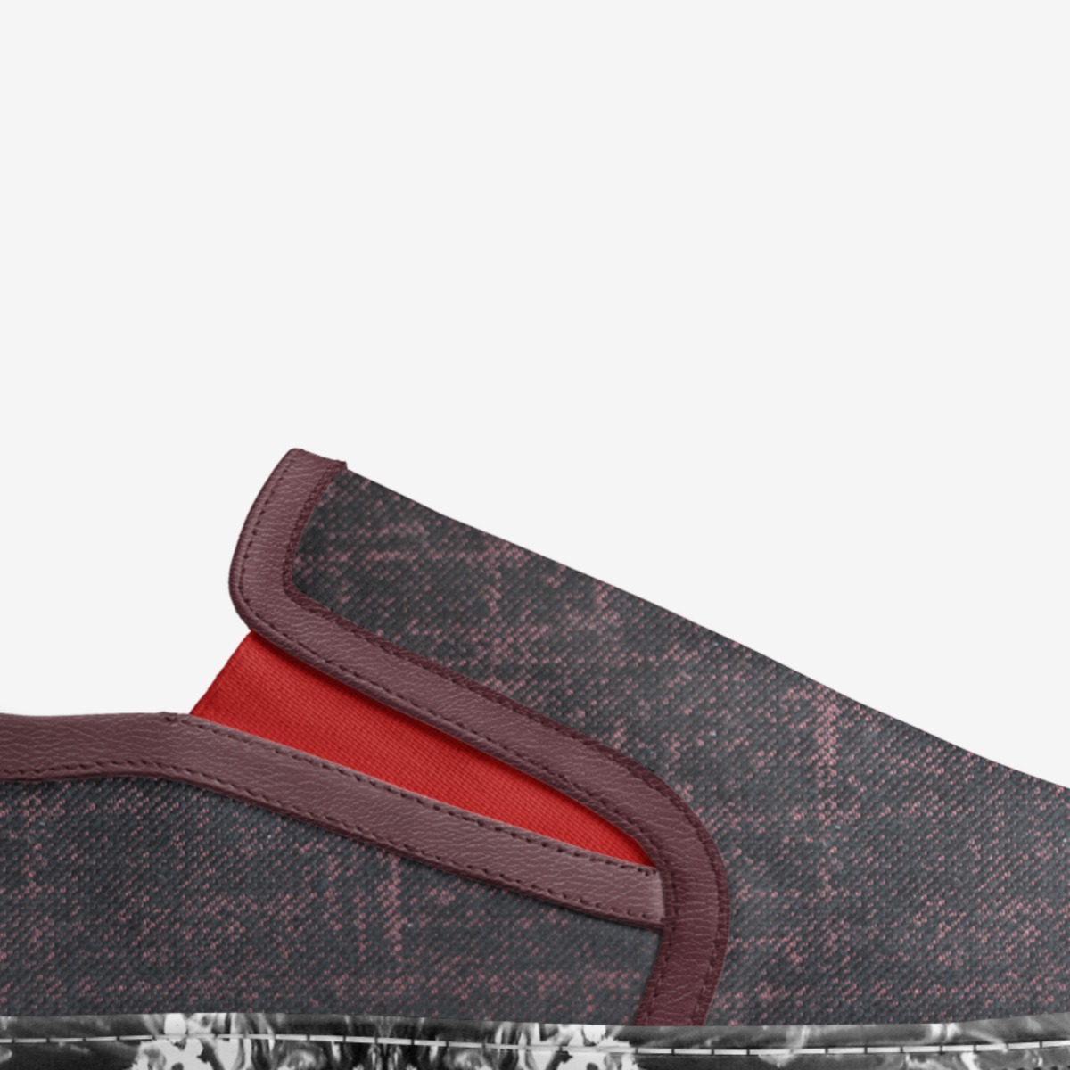 Nerd Living custom made in Italy shoes by Steve Wollett | Detail view