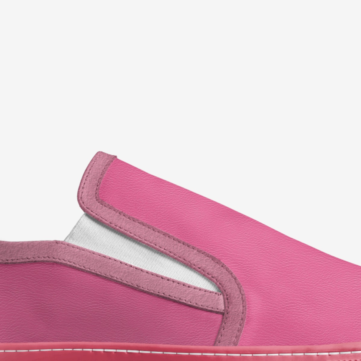 Pinky Pink custom made in Italy shoes by Being Great Every Day | Detail view