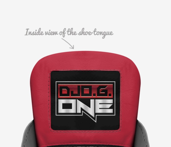 O.G.ONE  custom made in Italy shoes by David Jackson | Tongue view