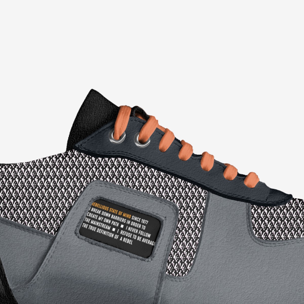 zulu custom made in Italy shoes by Kevin Bonner | Detail view
