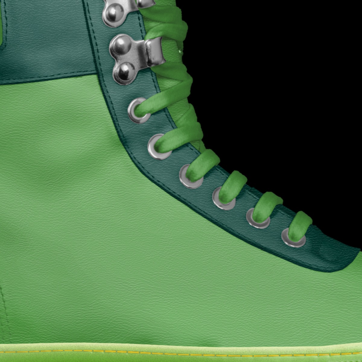 MoonGreen by 10SVN A Custom Shoe concept by Alfred a.j. Jones