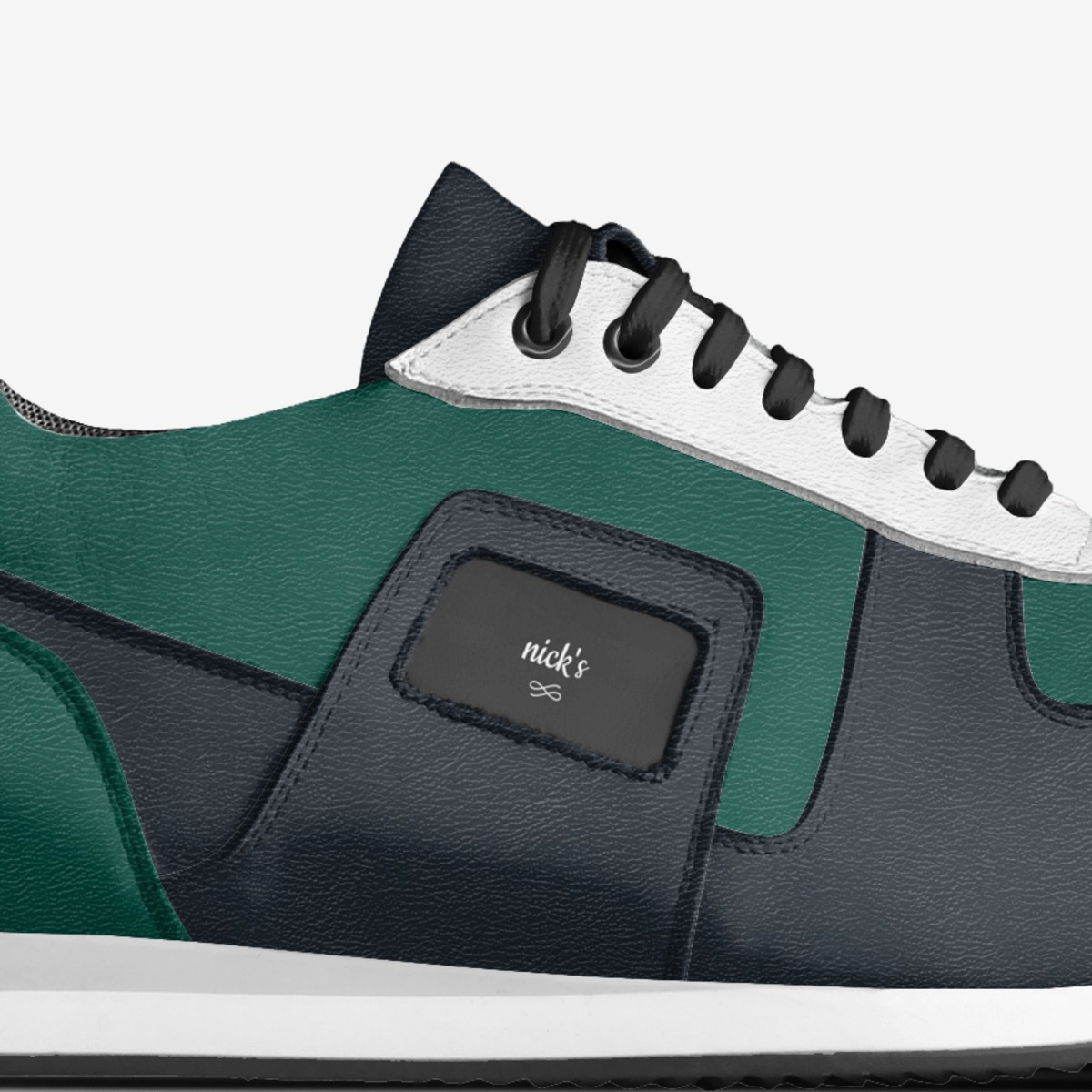 nick's custom made in Italy shoes by Nick Elias | Detail view