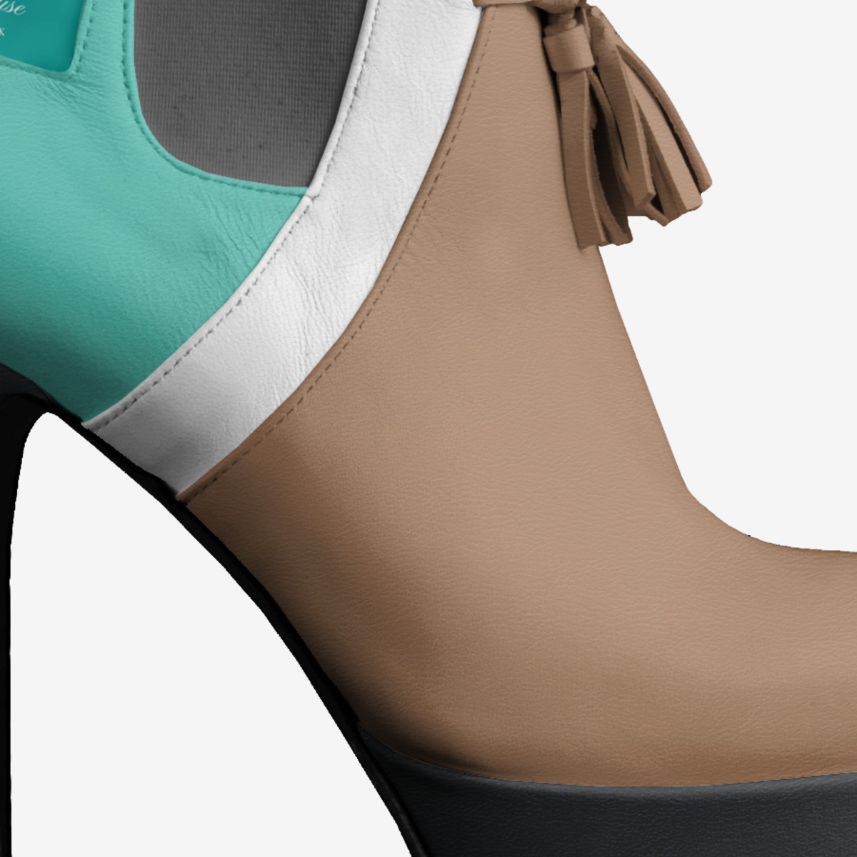 Sonja Elise custom made in Italy shoes by Queen Diva | Detail view