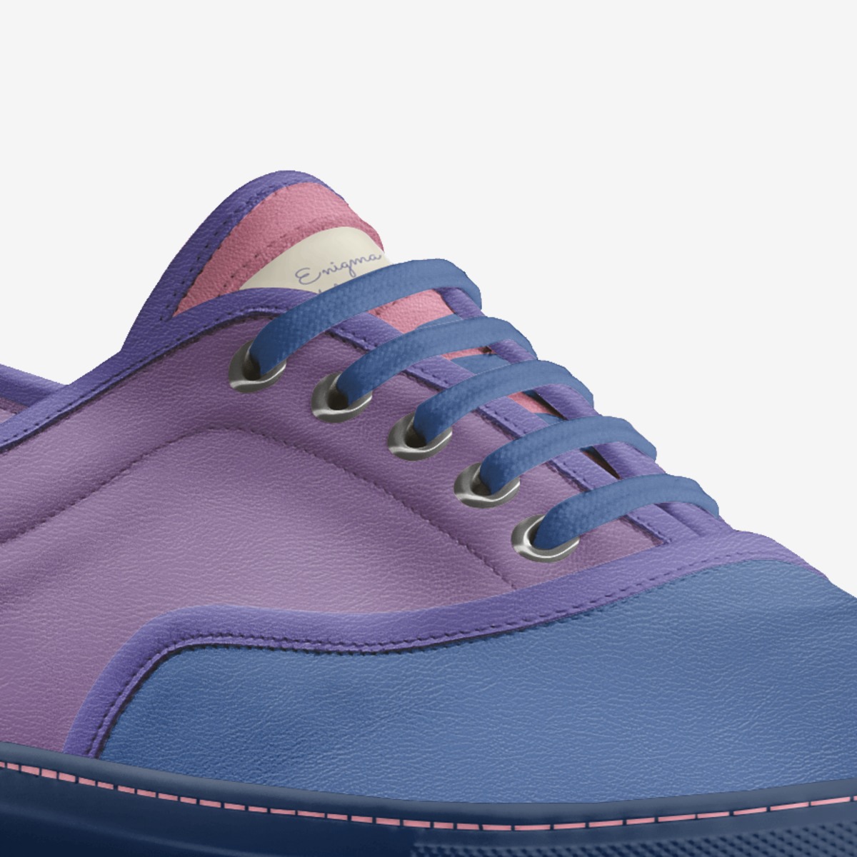 Enigma custom made in Italy shoes by Danielle Blackwell | Detail view
