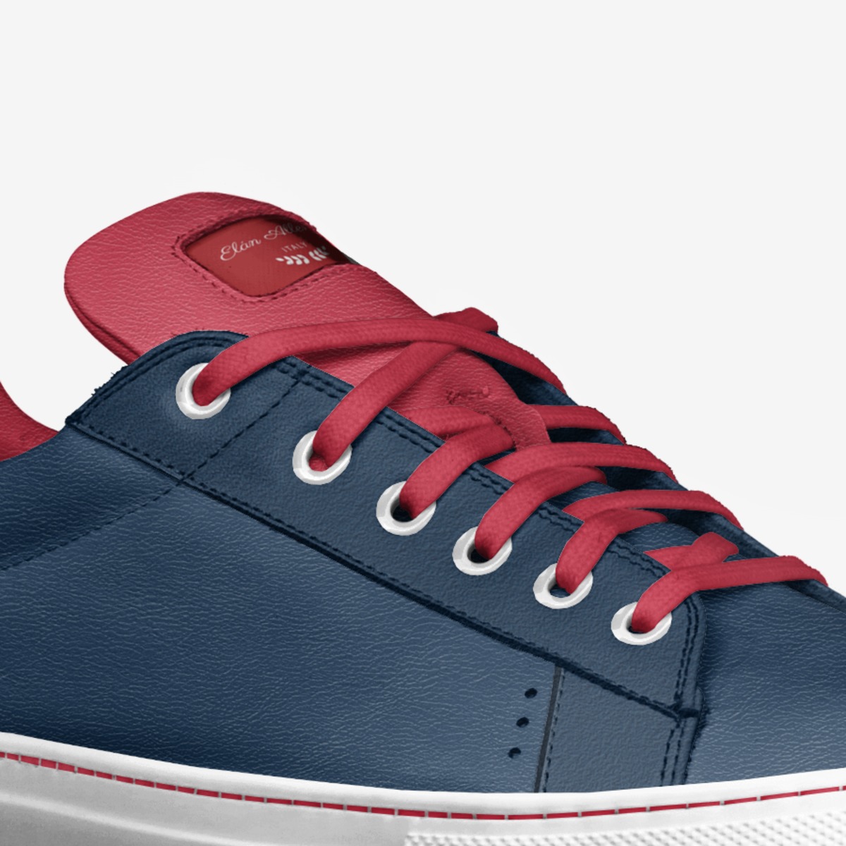 Azul custom made in Italy shoes by Elan Allende | Detail view