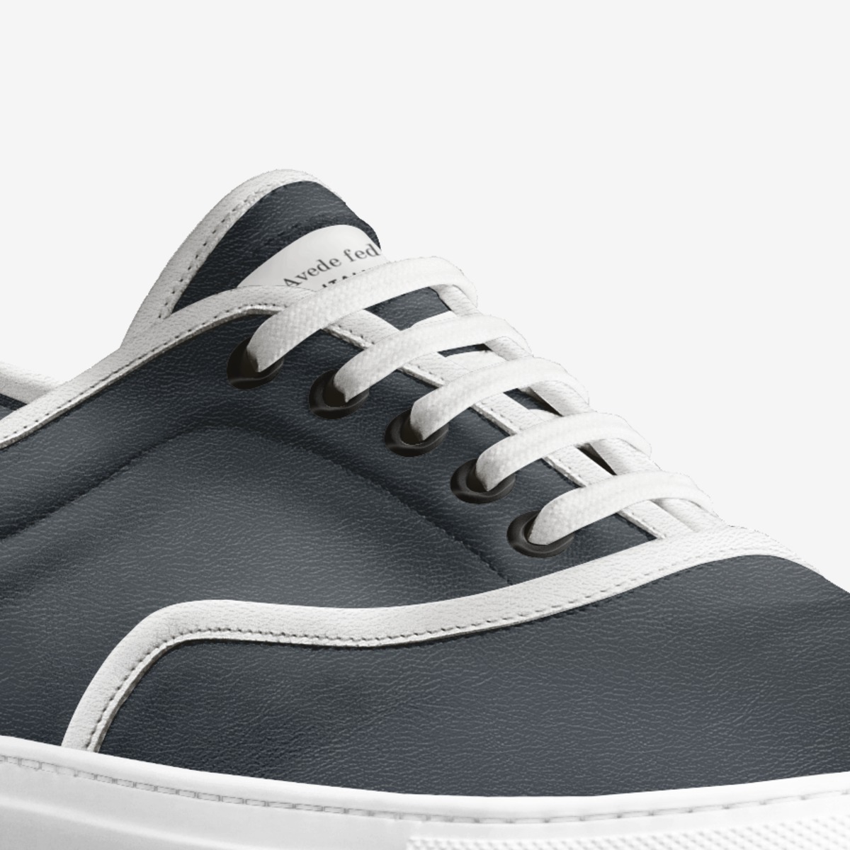 Avede fede custom made in Italy shoes by Joanna Williams | Detail view