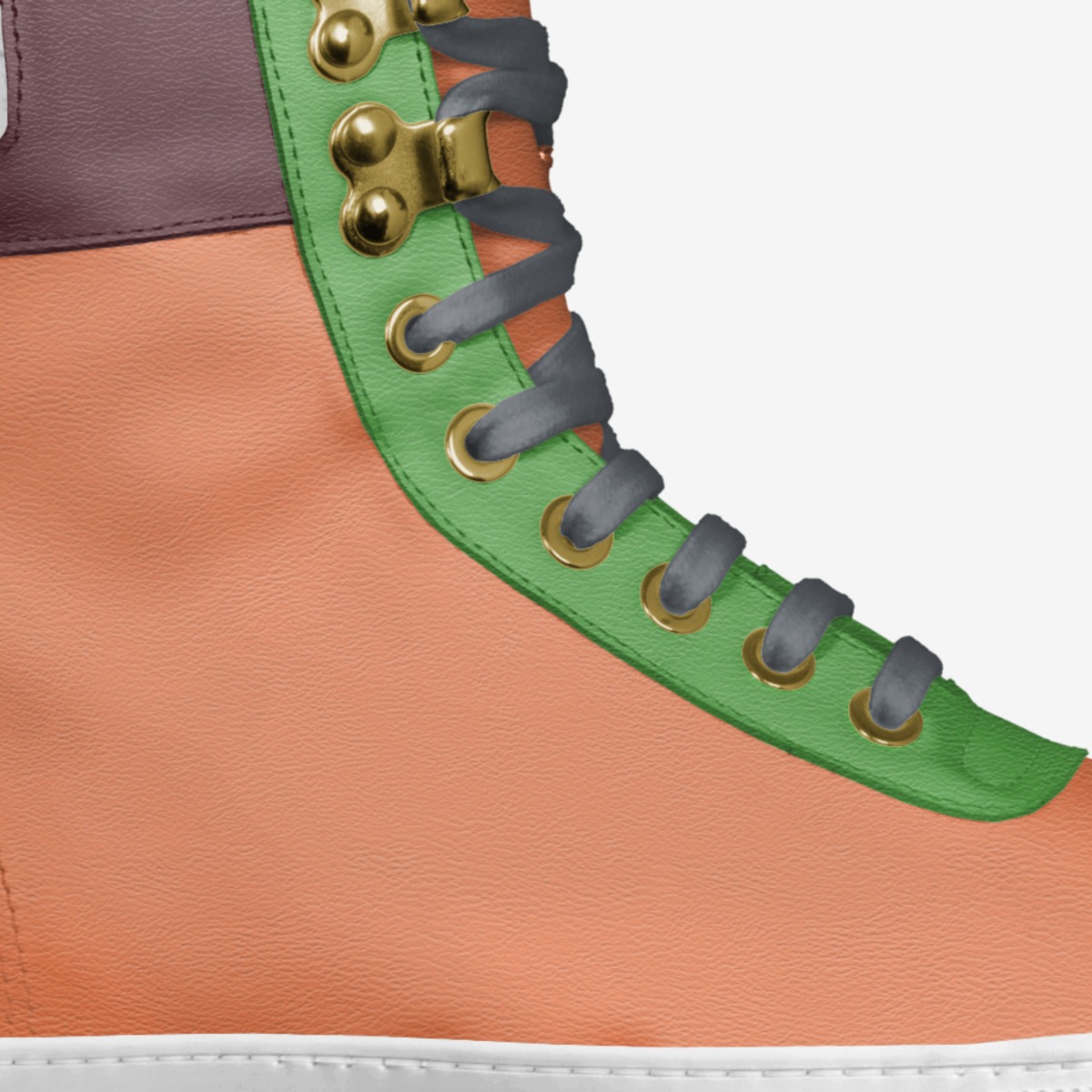 G24 flights custom made in Italy shoes by James Pelzer | Detail view