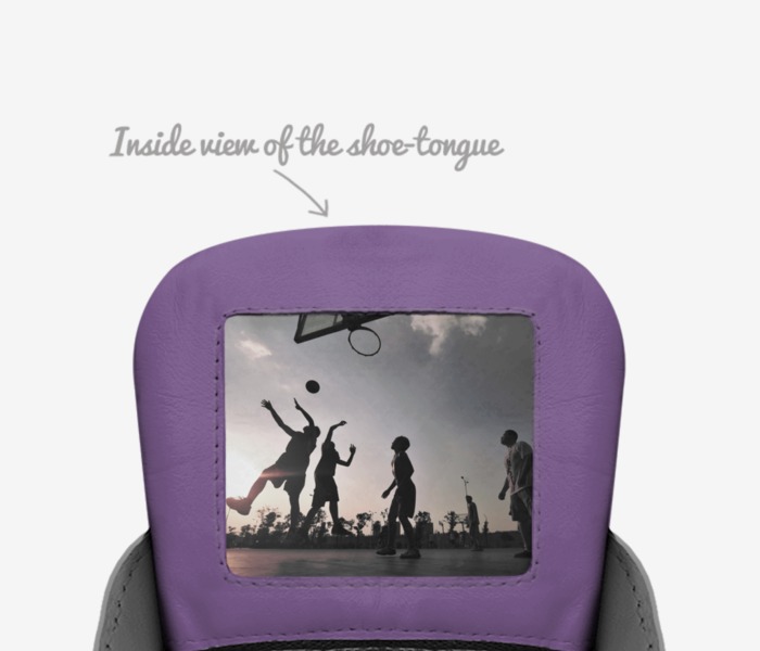 Pumba Forever custom made in Italy shoes by Lala Palelei | Tongue view