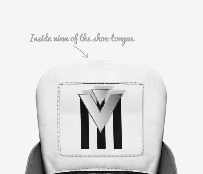 MOAD custom made in Italy shoes by Makiri Duckett | Tongue view