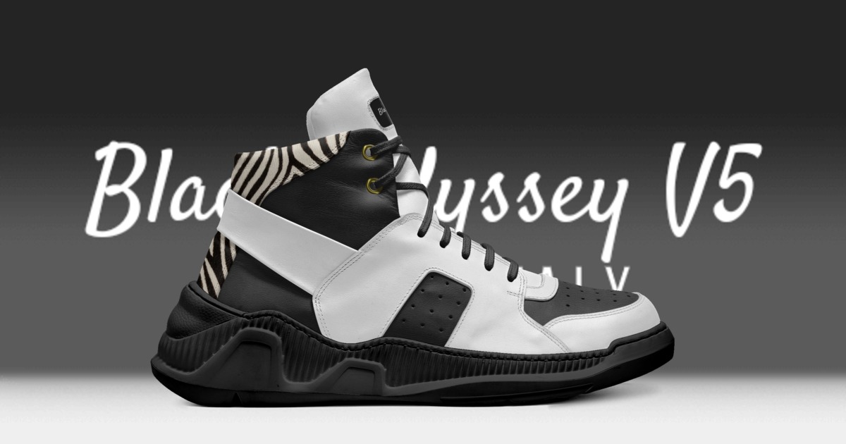 Black Odyssey V5  A Custom Shoe concept by Six Dollar Jb