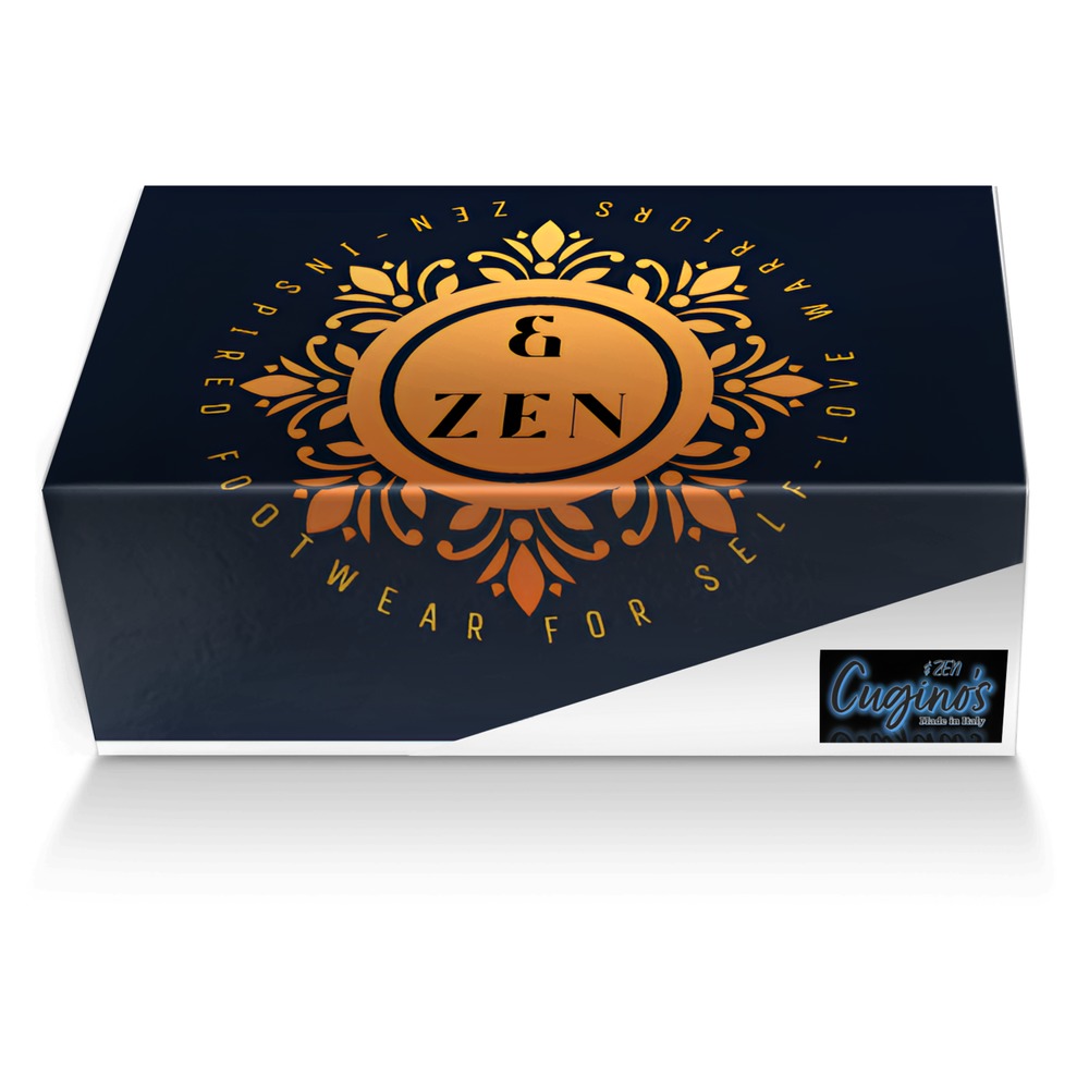 & Zen Cuginos custom made shoe box & Zen Cuginos artisan made in Italy shoes by Stevie Marie Floyd