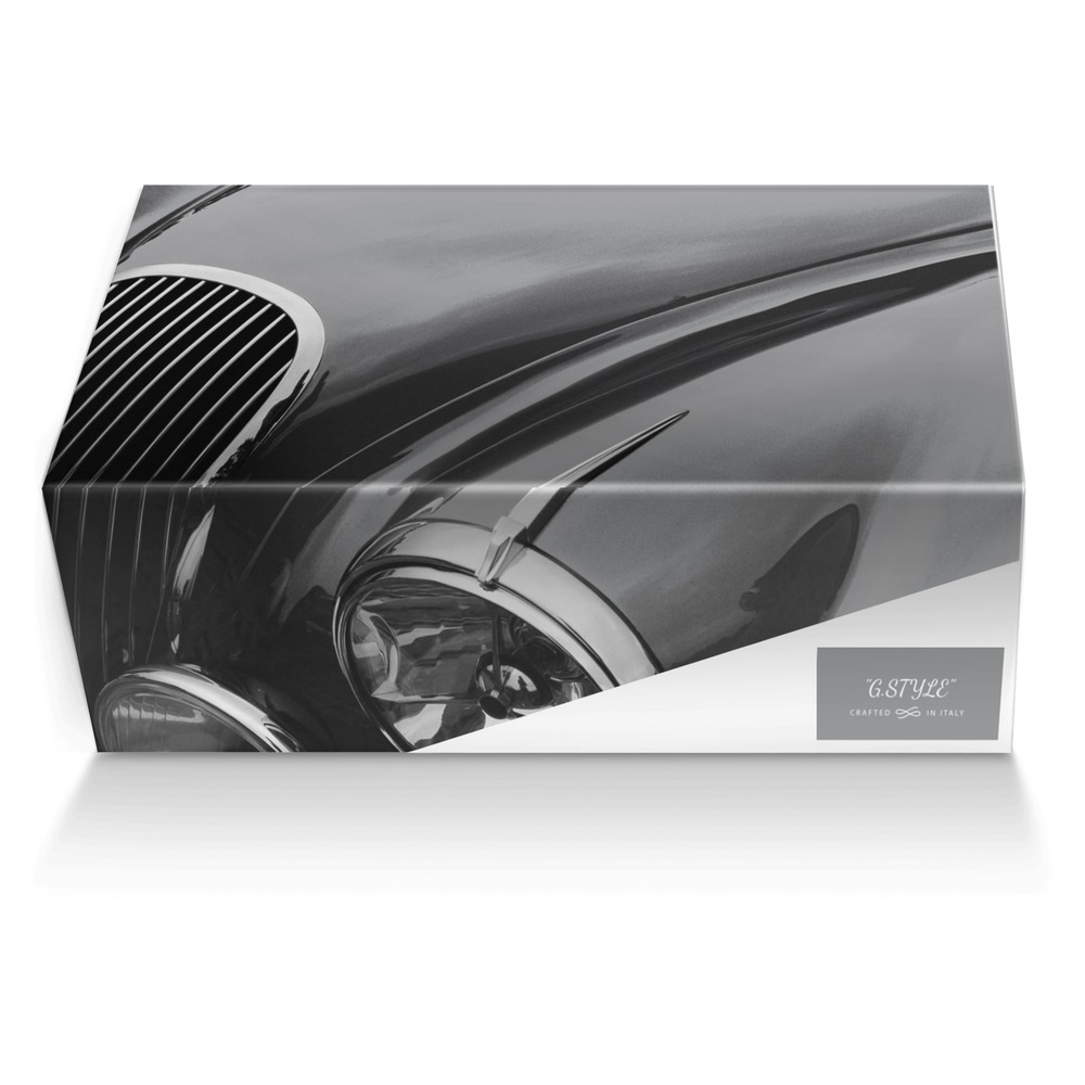 "G.STYLE" custom made shoe box "G.STYLE" artisan made in Italy shoes by Gilbert Caldwell
