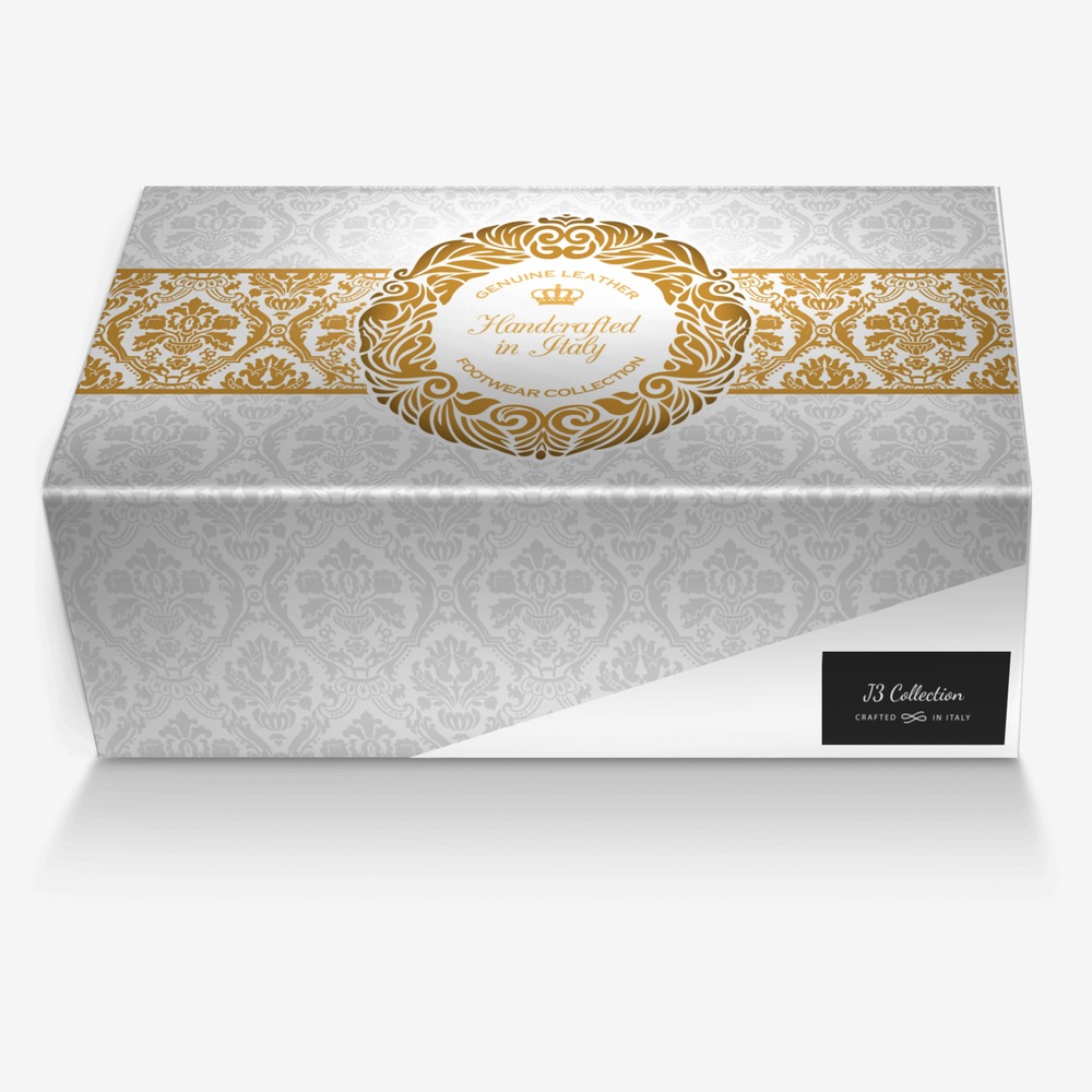 J3 Collection custom made in Italy shoes by Stephanie Jordan | Box view
