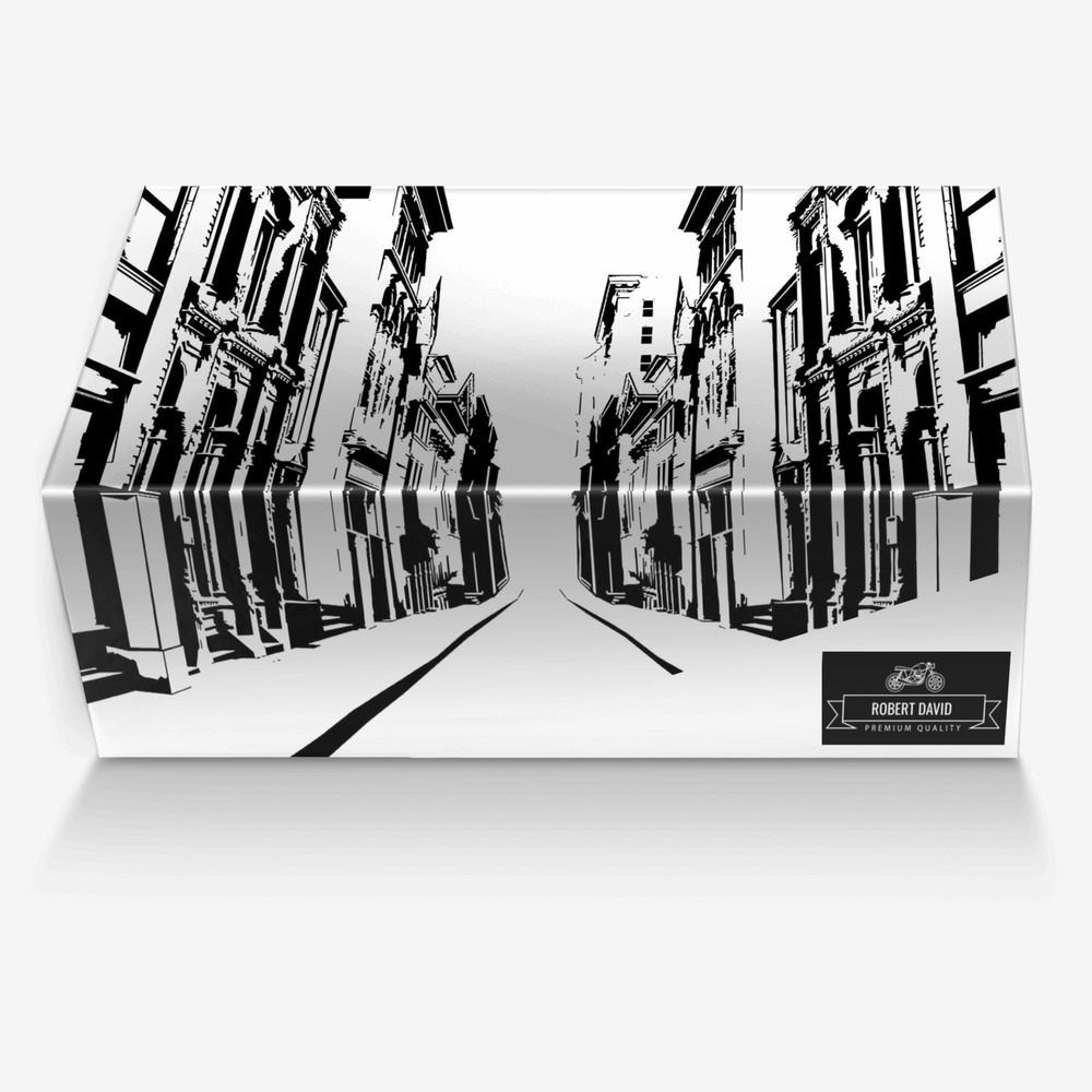 Robert David  custom made in Italy shoes by Robert Catlin | Box view