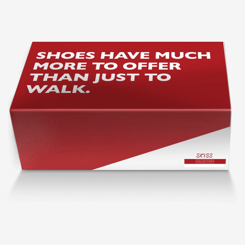 SKYSS custom made in Italy shoes by Shenique King | Box view