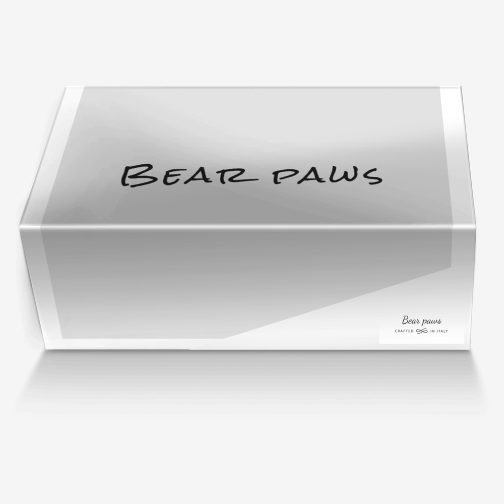 Bear paws custom made in Italy shoes by Matt Leclair | Box view