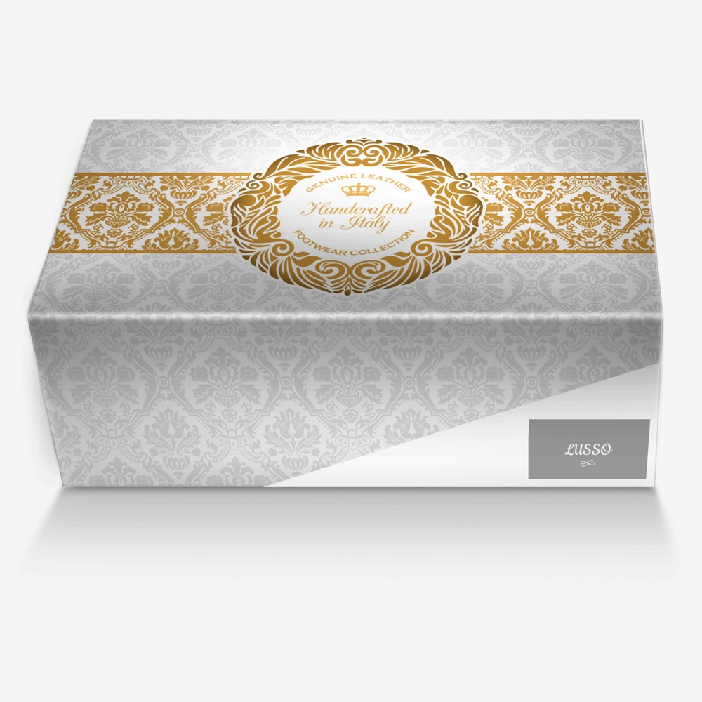 LUSSO custom made in Italy shoes by Naseeb Ellahi | Box view