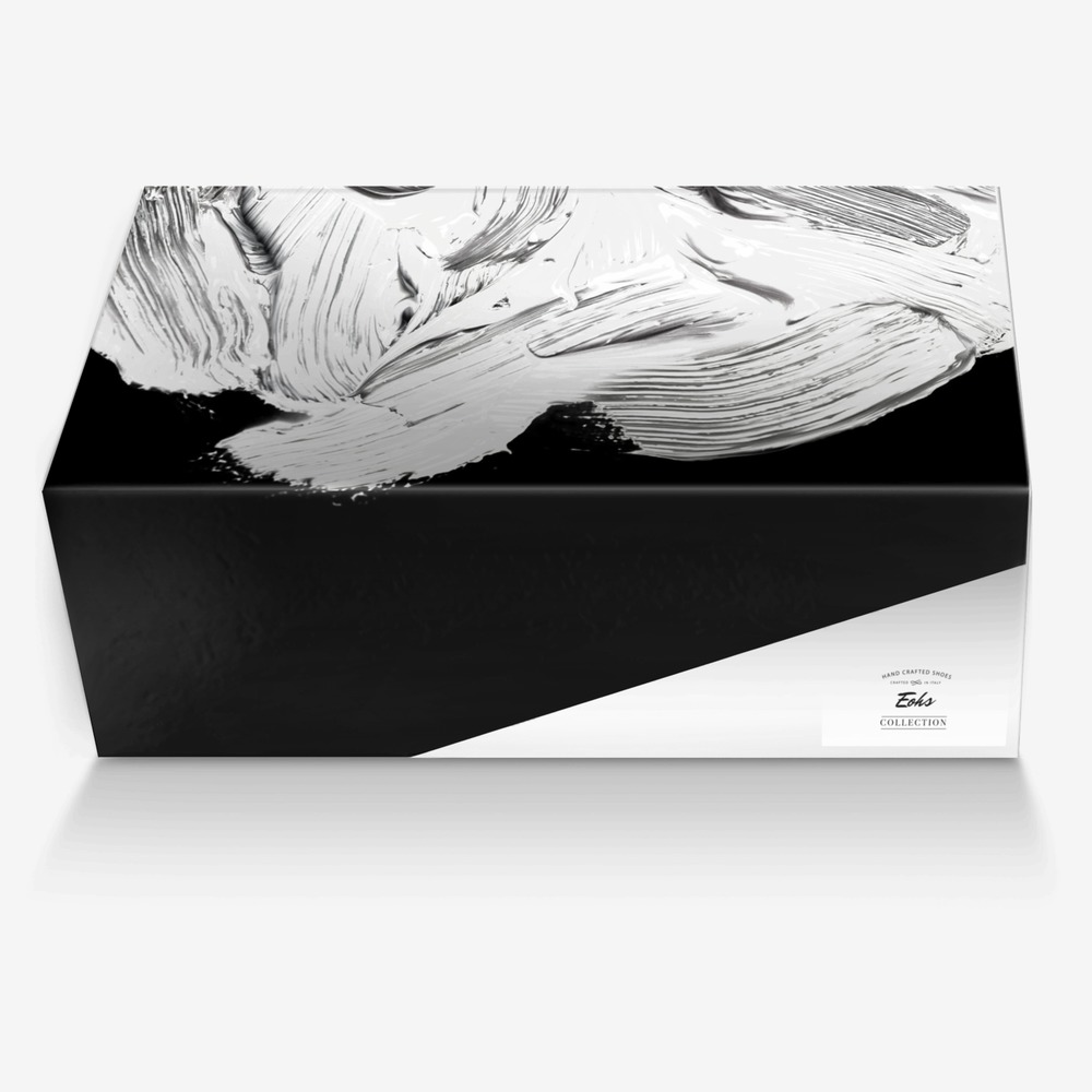 Seohs custom made in Italy shoes by Greg High | Box view