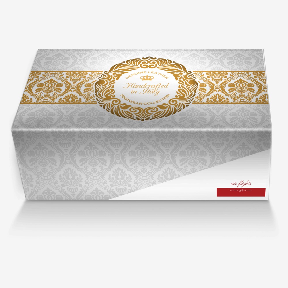 air flights custom made in Italy shoes by Brandon Ibarra | Box view