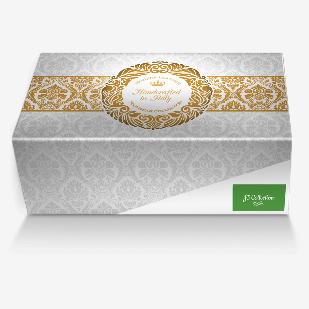 J3 Collection custom made in Italy shoes by Stephanie Jordan | Box view