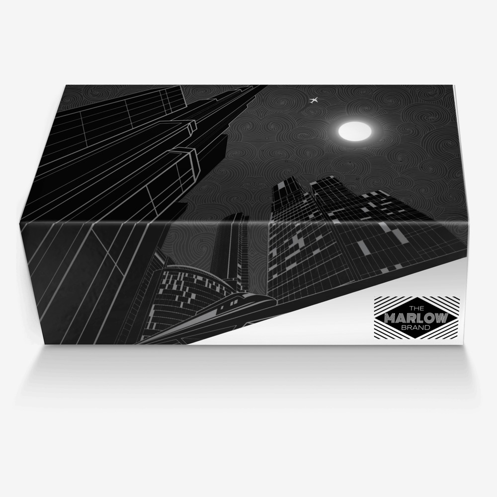 Maple Lane (Black) custom made in Italy shoes by The Marlow Brand | Box view
