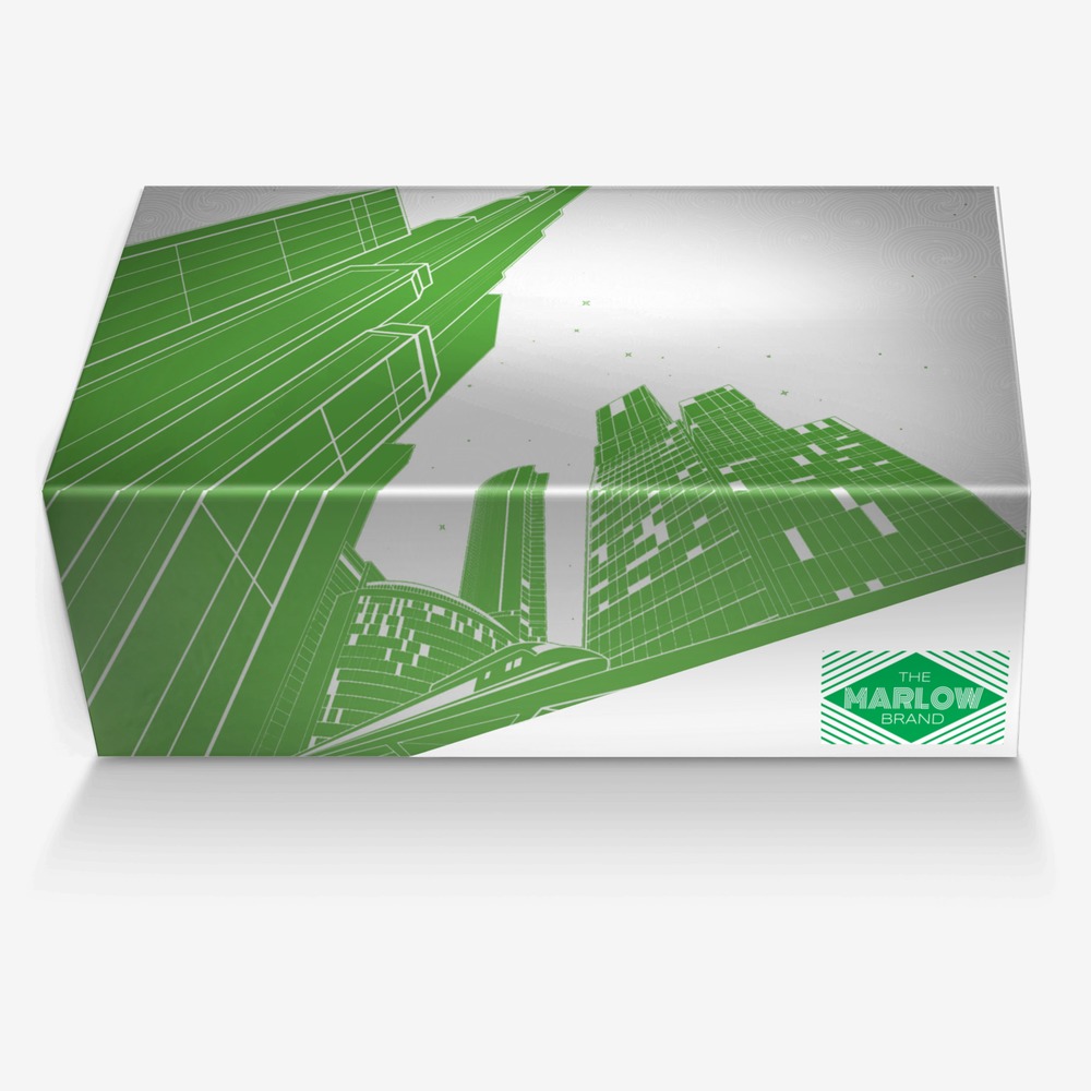Maple Lane (Green) custom made in Italy shoes by The Marlow Brand | Box view