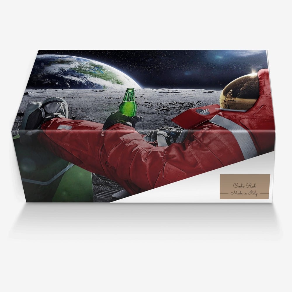 Code Red custom made in Italy shoes by Maurice Banks | Box view