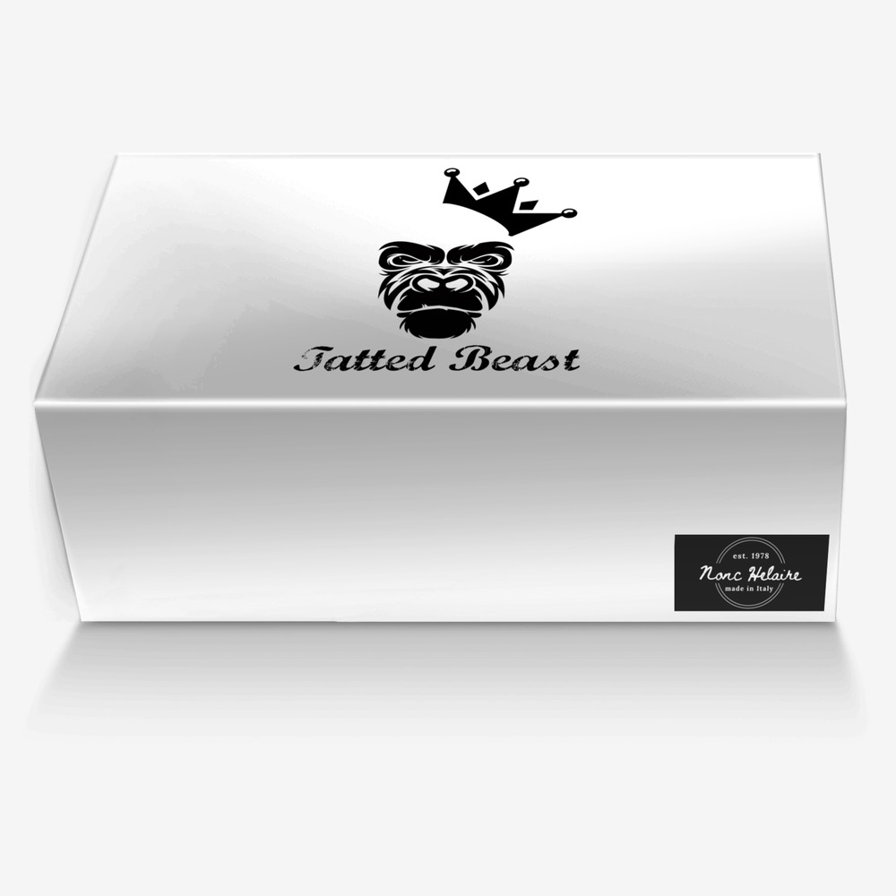 Nonc Helaire custom made in Italy shoes by Tatted Beast | Box view