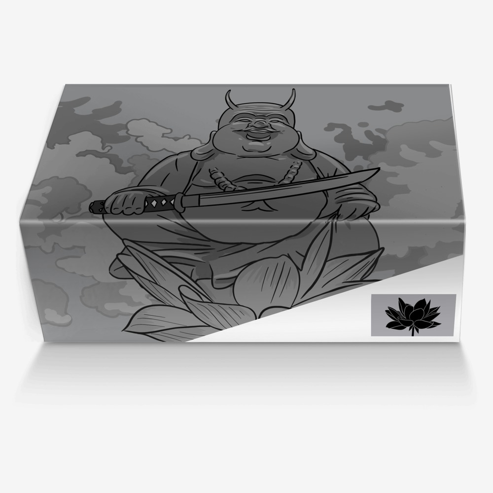 BLACK LOTUS custom made in Italy shoes by Migz Tatz | Box view