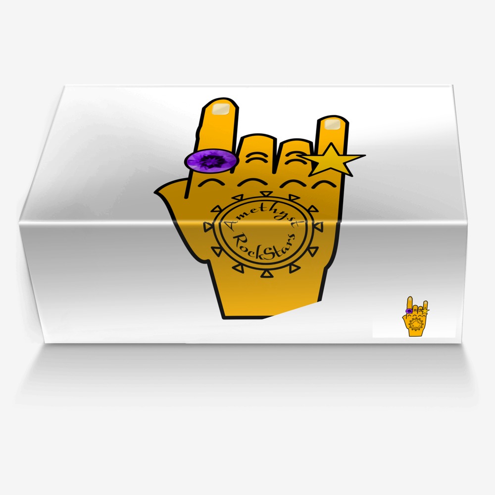 Amethyst Rockstars custom made in Italy shoes by Eugene Woody | Box view
