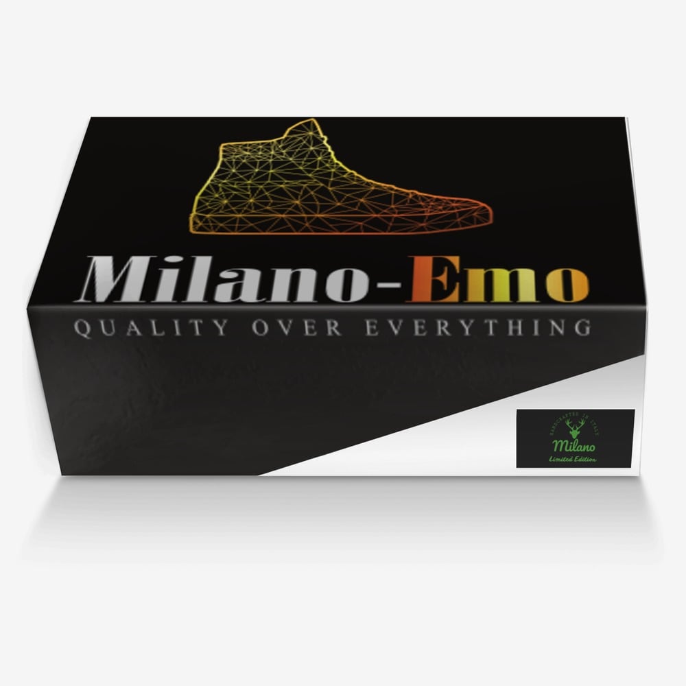 Milano custom made in Italy shoes by Morris Scales | Box view